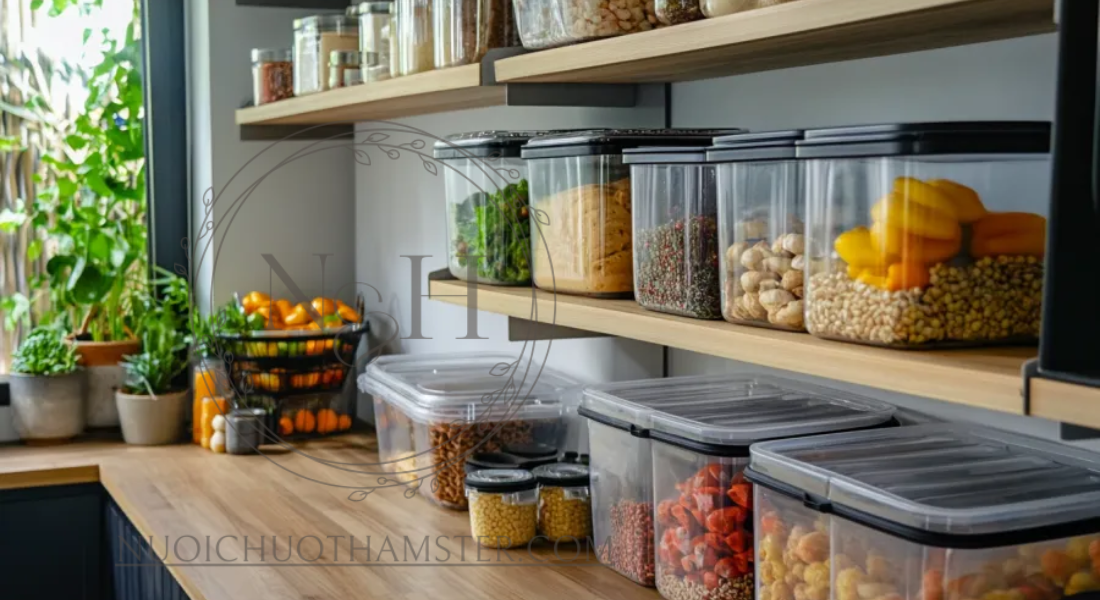 Stackable kitchen storage containers